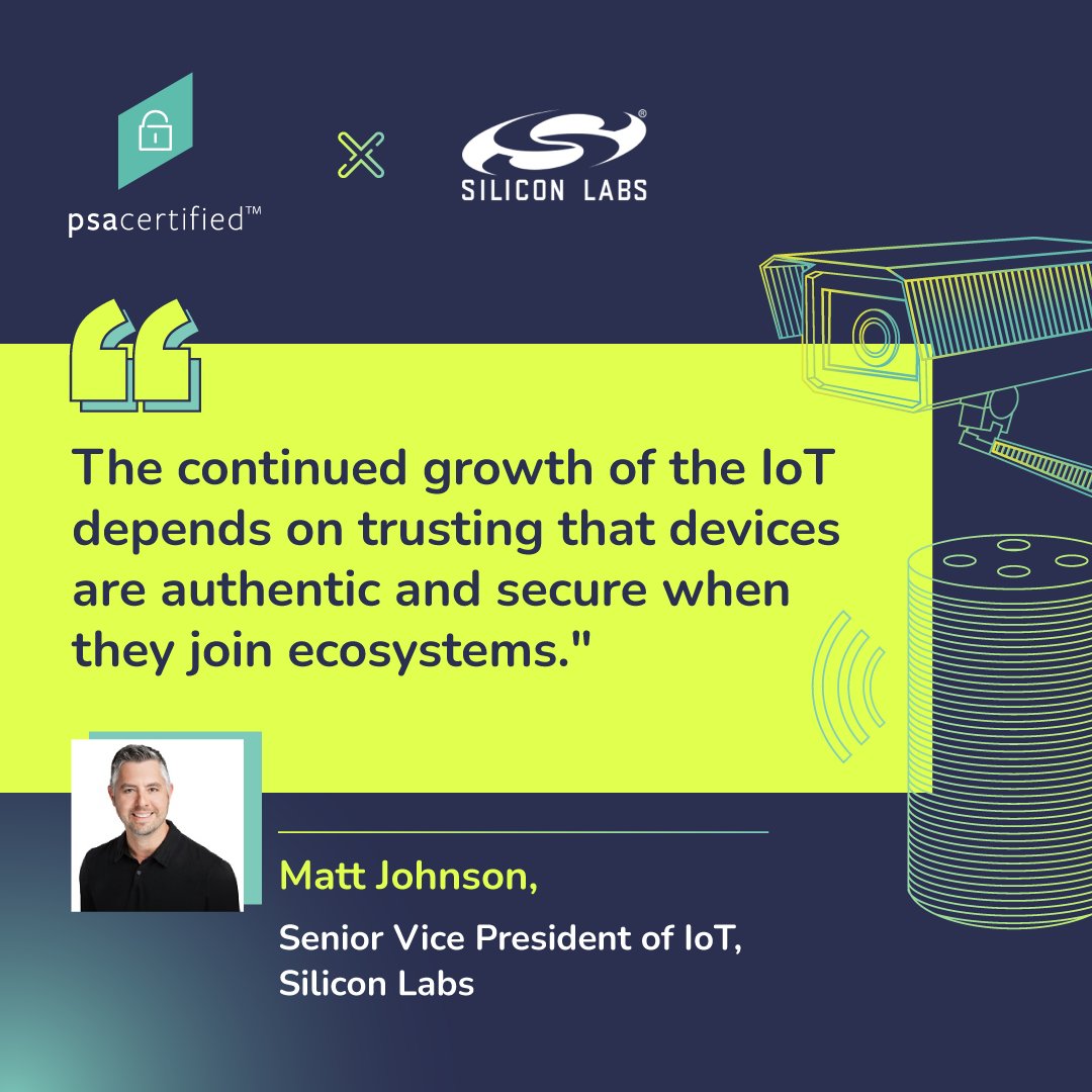 In today's digital landscape, security and connected devices are inextricably intertwined. @siliconlabs were the first silicon provider to achieve PSA Certified Level 3, demonstrating reliability to their customers, and the supply chain.⚡ psacertified.org/blog/security-…