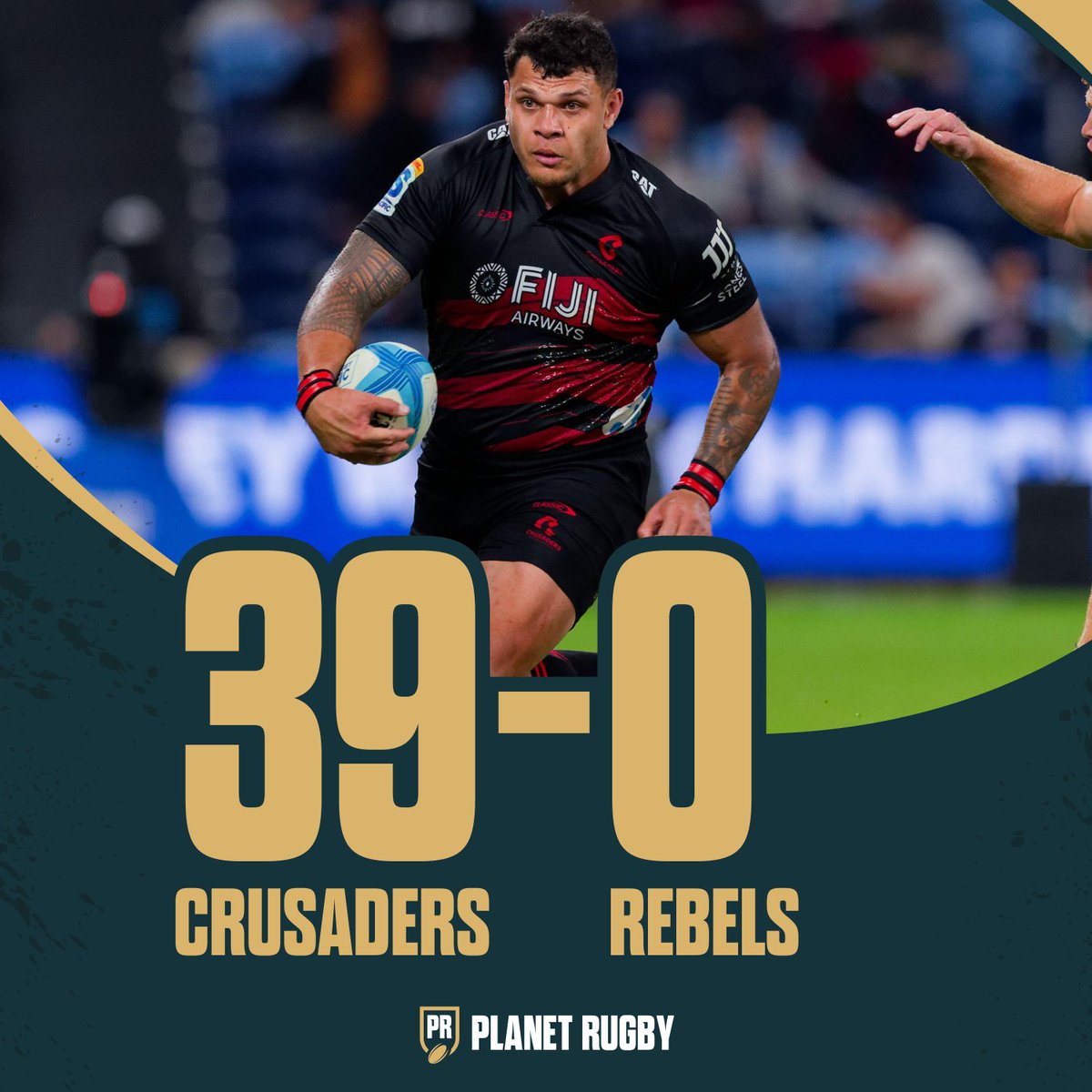 🔴 THE CRUSADERS FIND THEIR FEET WITH A STUNNING WIN AT HOME! 

#CRUvREB #SuperRugbyPacific