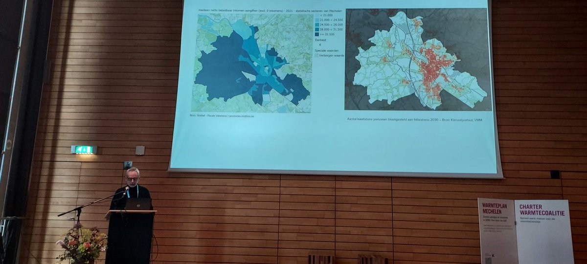 🗣️Ajd, @Daviddevaal de @luttepauvrete prend la parole au #Congrès sur le #Climat de @StadMechelen avec un discours introductif mettant le focus sur les #inégalités auxquelles les pers. en #pauvreté sont confrontées en raison du #réchauffement #climatique 📖luttepauvrete.be/wp-content/upl…