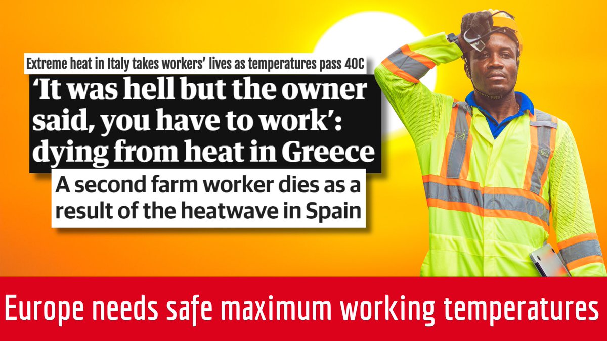 📰 Heat deaths at work up by 40% in the EU etuc.org/en/pressreleas…