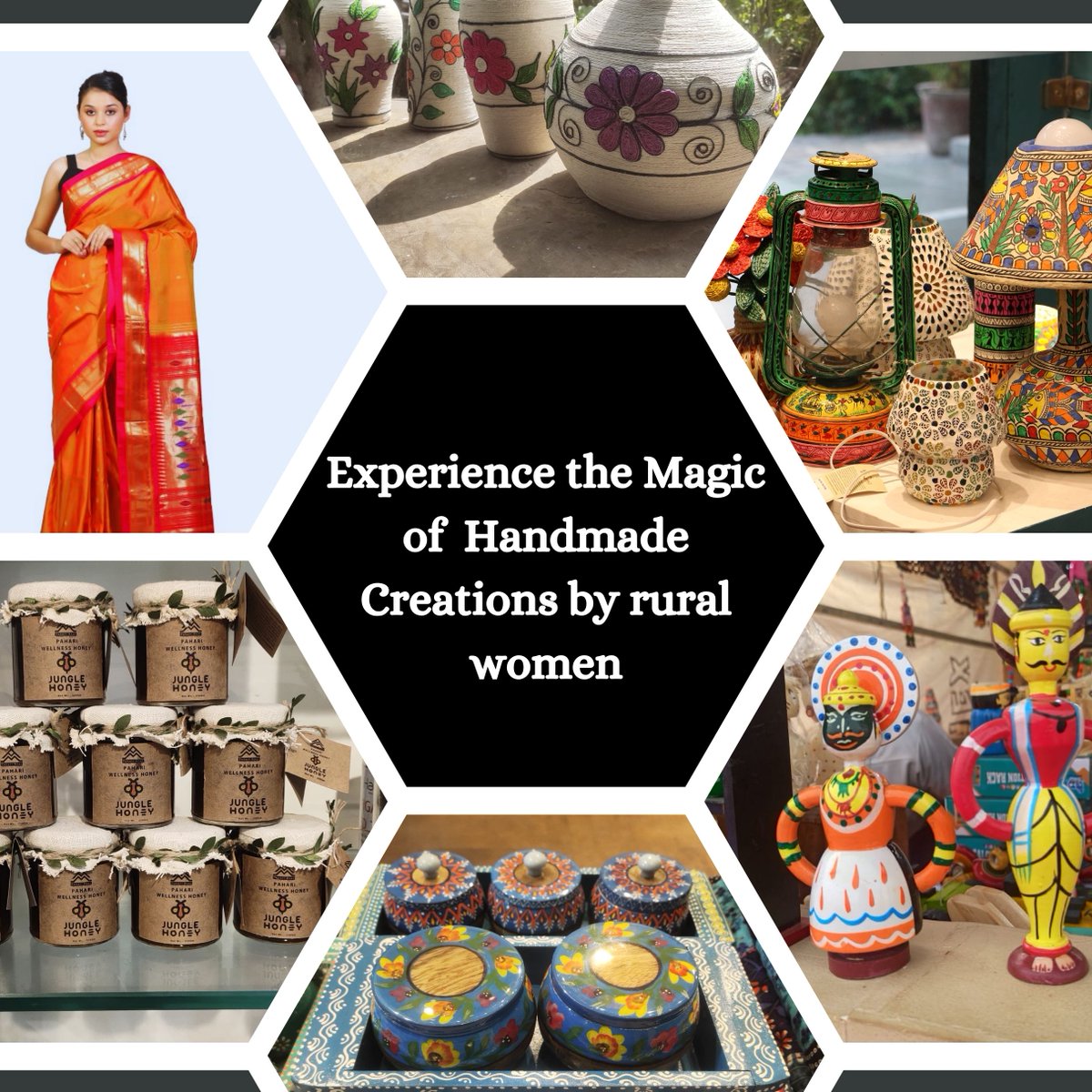 Experience the magic of their talent as you explore our collection, where every piece tells a story of tradition, passion, and empowerment. Shop now and support these incredible artisans at esaras.in!

#festival #handicraft #handmade