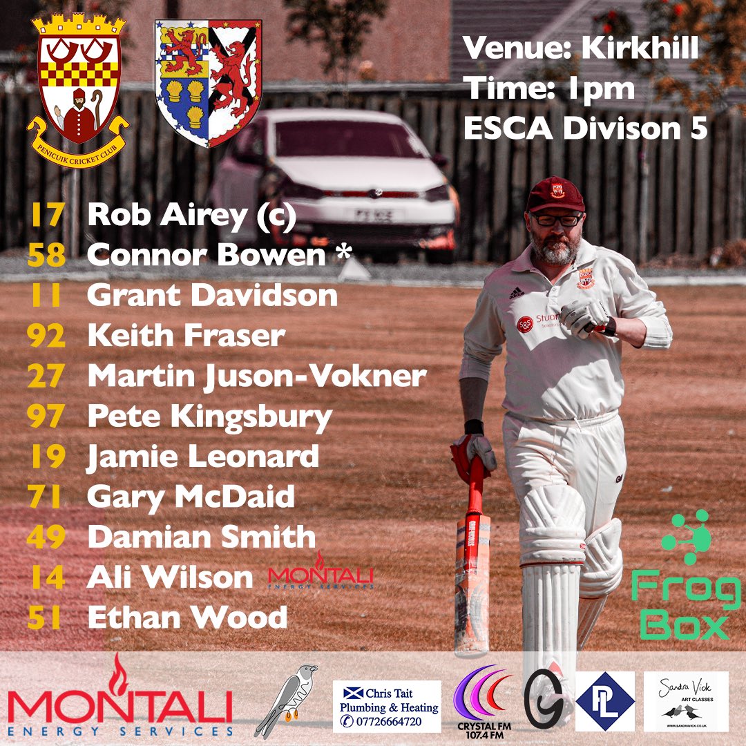 The diddy dos, the mighty twos return to fortress Kirkhill to open the new season against <a href="/StewMelCC/">Stewart’s Melville Cricket Club</a> A quality side with youth and experience represented. Watch them live on frogbox on youtube.com/live/ANHlJF2he…