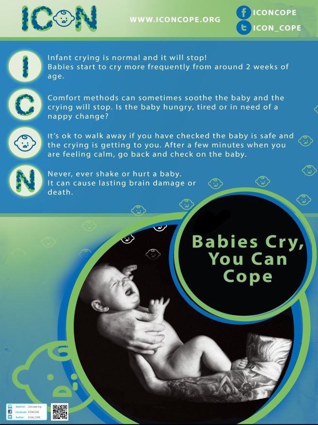 Babies cry, you can cope - share the ICON message