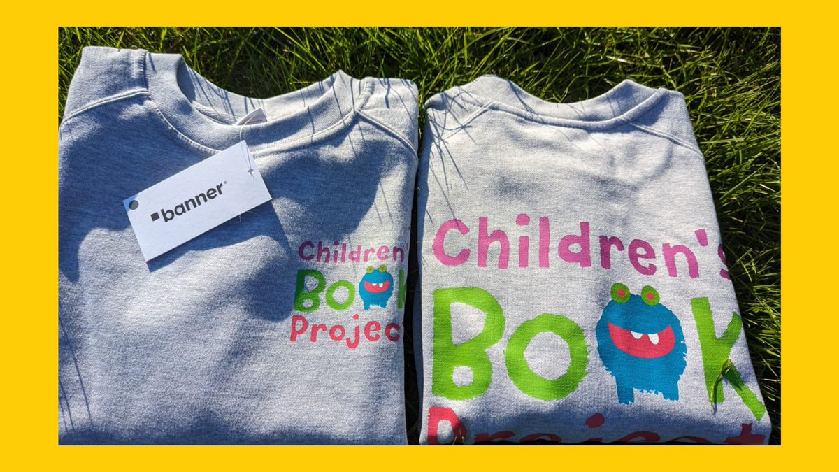 Thank you so much to Banner for your ongoing support. More than 10k books have been collected to date via your stores and we absolutely love our new branded sweatshirts! @bannergroupltd