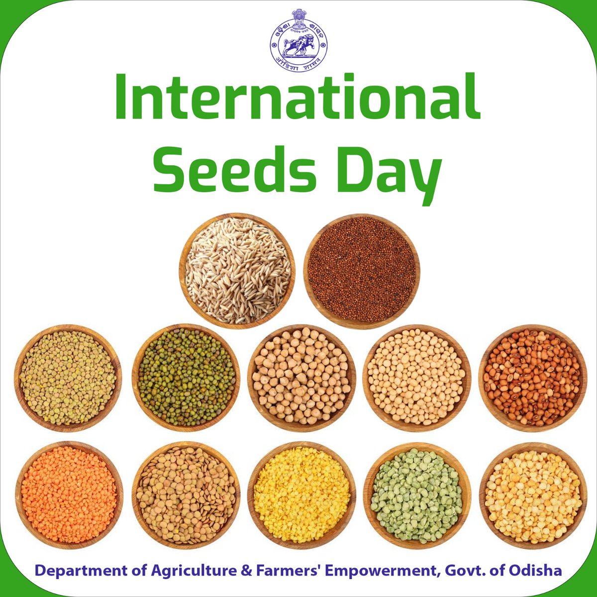 This #InternationalSeedsDay, let's celebrate agriculture's powerhouse. Let's commit to sowing organic and indigenous seeds for self-reliance and livelihoods.