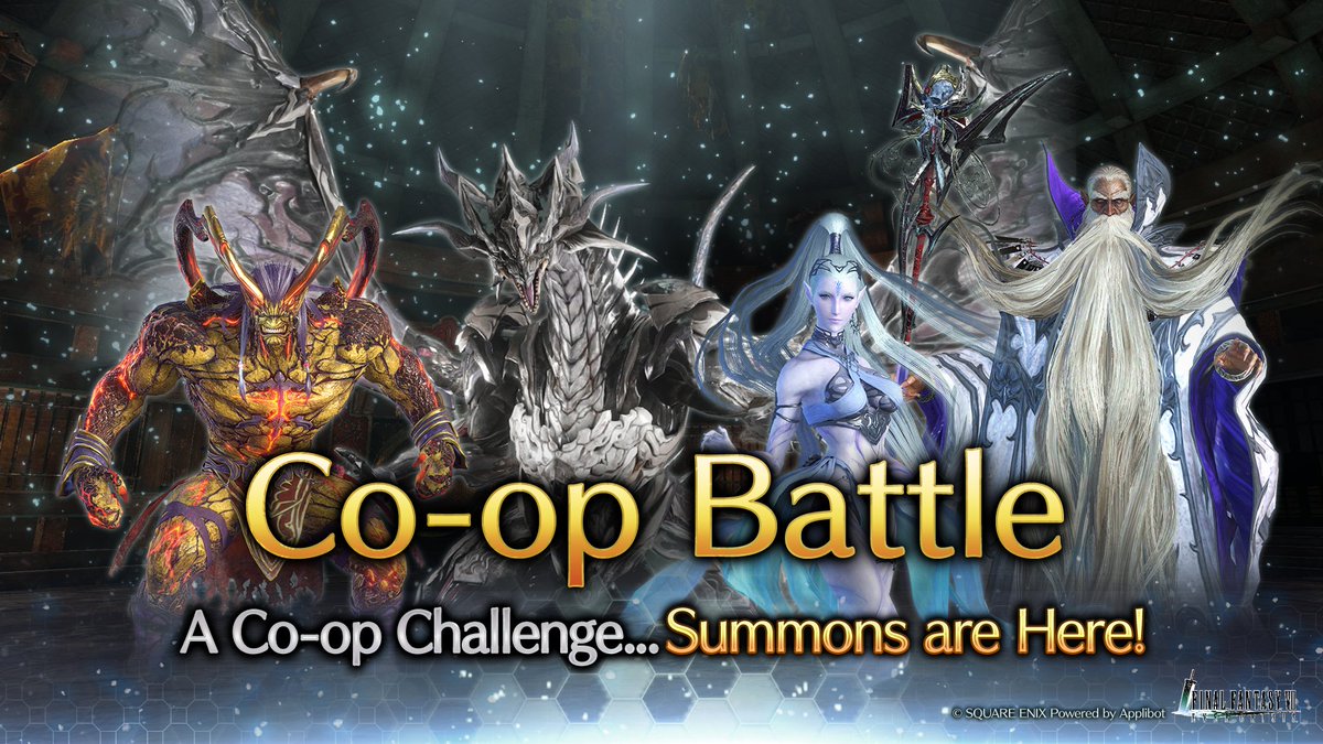 Co-op Battles Ifrit, Bahamut On Now Ifrit, Bahamut arrive in Co-op! Defeat them to get Summon memories and Summon weapons! #FF7EC #FF7EverCrisis