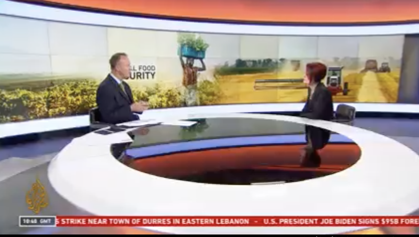 Interview with Corinne Fleisher, WFP's Regional Director for MENA & Eastern Europe, on @AJEnglish News hour discussing the Global Report on Food Crisis & the situation in Gaza. ⬇️ bit.ly/4b2Qzb4
