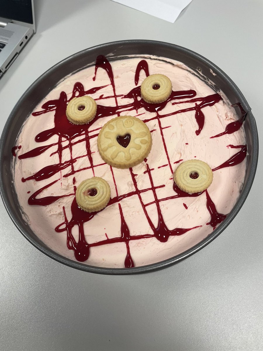 Amazing cheesecake made for our practice development team because we’re worth it! thank you Fiona Di-Duca @sahscp