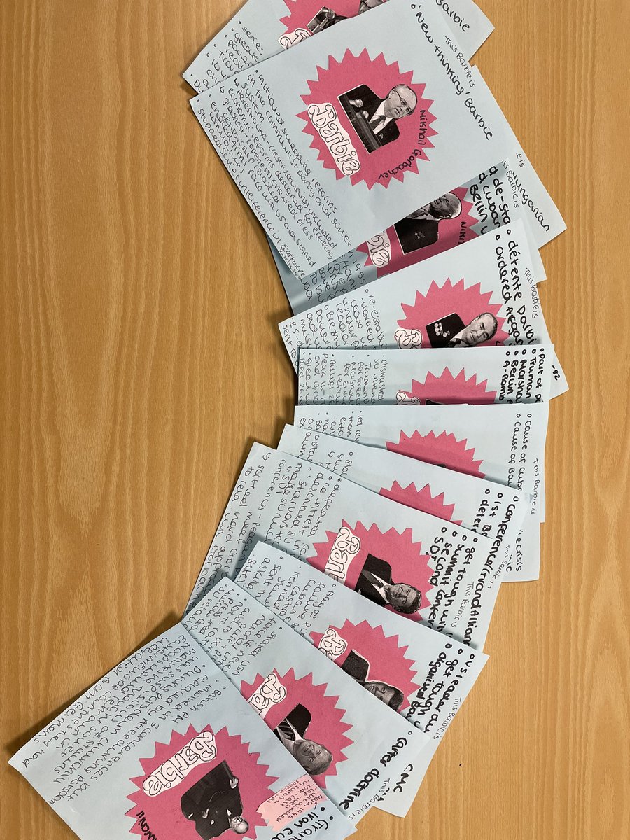 QueensSch_Hist's tweet photo. Brilliant Cold War revision resources made by Poppy (11TM) #daretobegreat https://t.co/8klshvRFSR