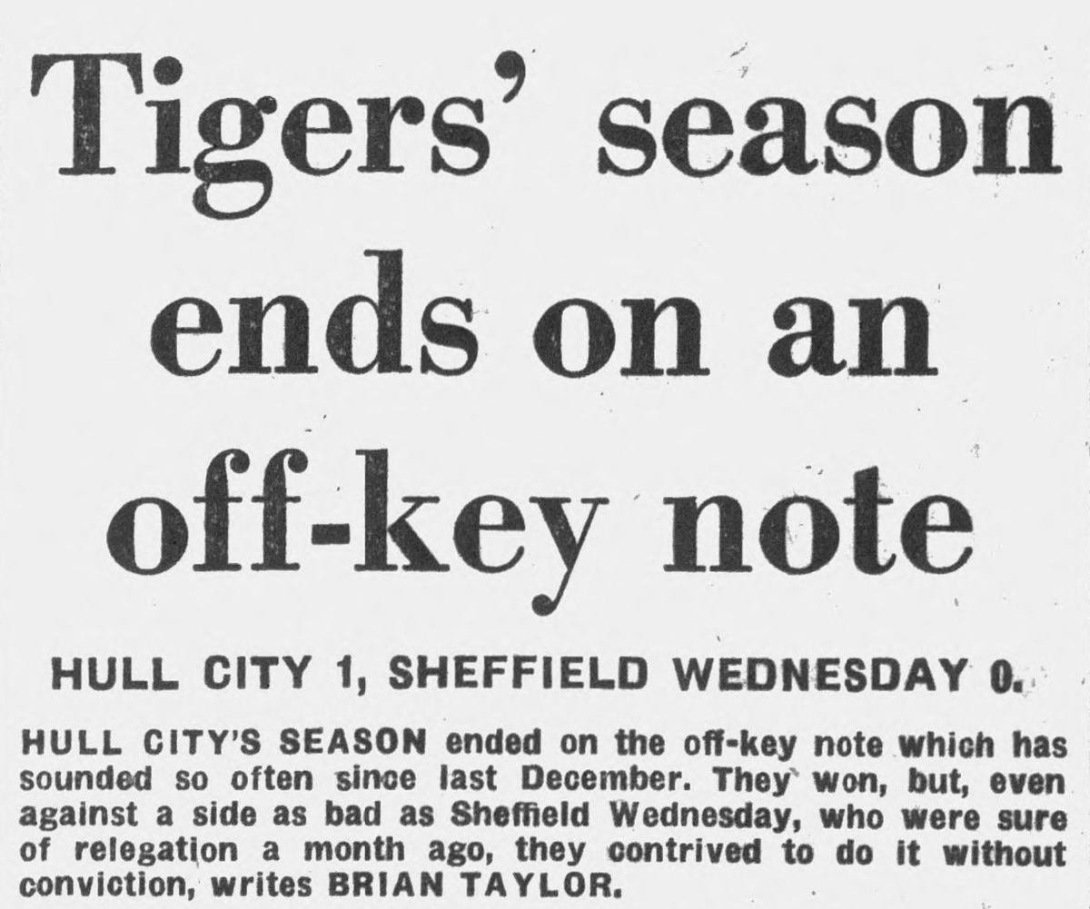 #OnthisDay in 1975 - the famous old Wednesday Club of Sheffield played their final game of the 1974-75 season, a 1-0 away defeat @HullCity Relegation to the 3rd Div had been confirmed on 1st April. Since Xmas #SWFC had scored only 2 league goals and earned 3 points 🫤 #DarkDays