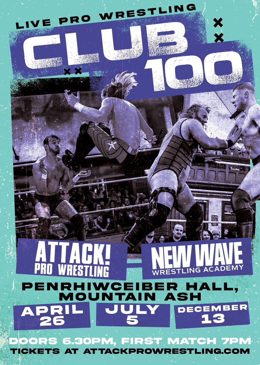 Today! Limited tickets on the door! Come on down! Let’s Club 100!