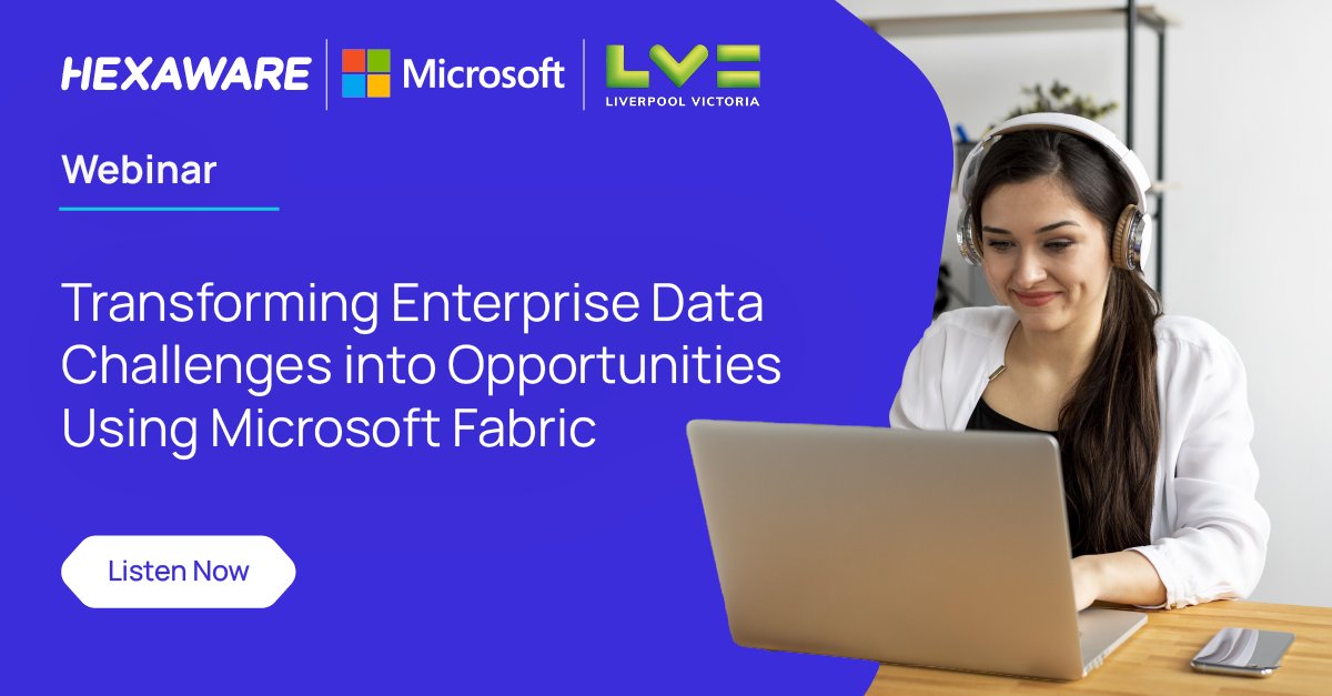 We’re elated that we collaborated with @LV and @Microsoft for an insightful Data Fabric webinar! Missed it? Download the video. bit.ly/4d8zApH #MicrosoftFabric #Cloud #AI #GenAI