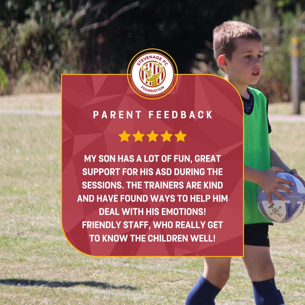 🌟FEEDBACK FRIDAY🌟 After a successful January-March term, check out what parents are saying about our after school provision! 👏 Our extra curricular clubs are back for the April-July term! 😎 Book now to secure your place 🤩 🔗- buff.ly/3HCjAPu #stevenagefcf