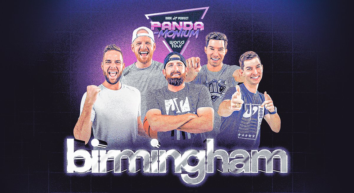 ✅ Tickets to see @DudePerfect on their PANDA-MONIUM WORLD TOUR are now on sale! 🎥 See the Tall Guy, Beard, Twins and Purple Hoser live in action on Thursday 19 September 2024 👇🏼 GET TICKETS 👇🏼 bit.ly/3xFaTRv