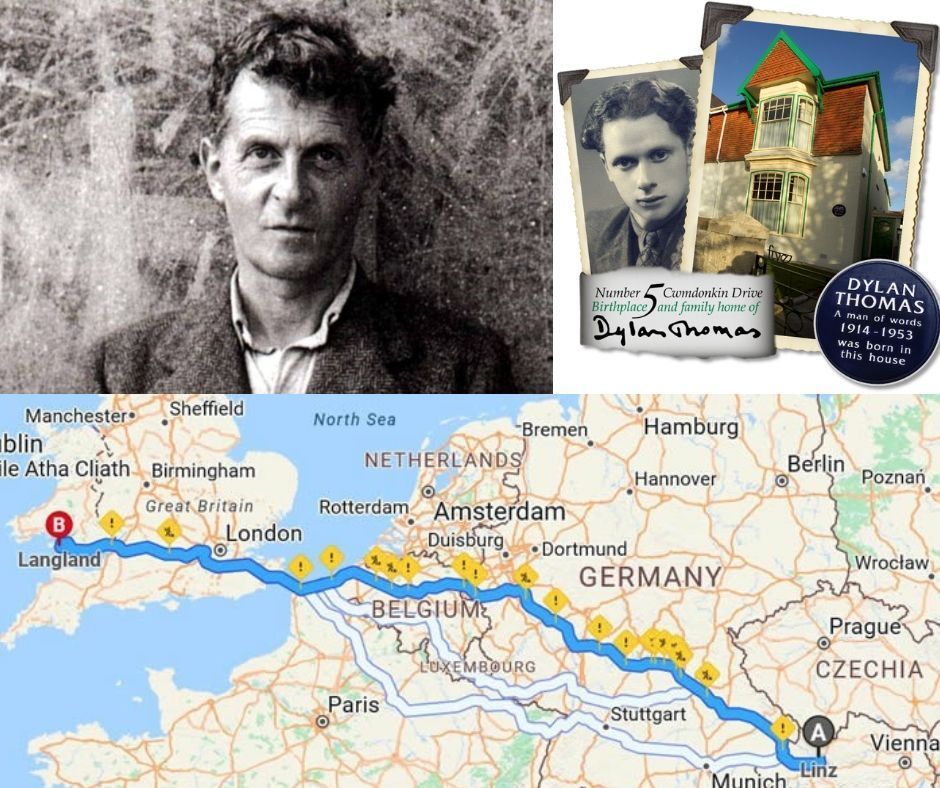 TONIGHT 💥 The premiere of From Linz to Langland - A Journey with Ludwig Wittgenstein. Live in the Parlour tickets are now SOLD OUT but we still have some Live on Zoom tickets available for £9.50 per device. dylanthomasbirthplace.com/events #Wittgenstein #Philosophy #DylanThomas