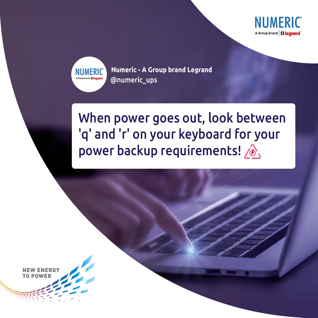 #WeHaveYouCovered with our reliable and sustainable power backup solutions for uninterrupted business continuity.

Explore our Solutions - numericups.com

#NumericUPS #NewEnergyToPower #ProtectYourDevices  #OptimalPerformance #UninterruptedBusinessContinuity