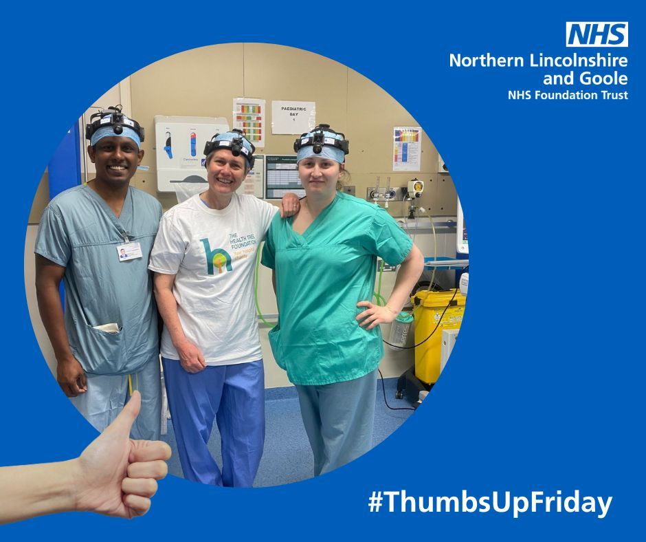 Thanks to your donations and fundraising, The Health Tree Foundation were able to purchase operating headlamps for The Pink Rose Suite at Grimsby. Jenny Smith, Consultant Oncoplastic Breast Surgeon, said these headlights have made such a positive difference. #ThumbsUpFriday