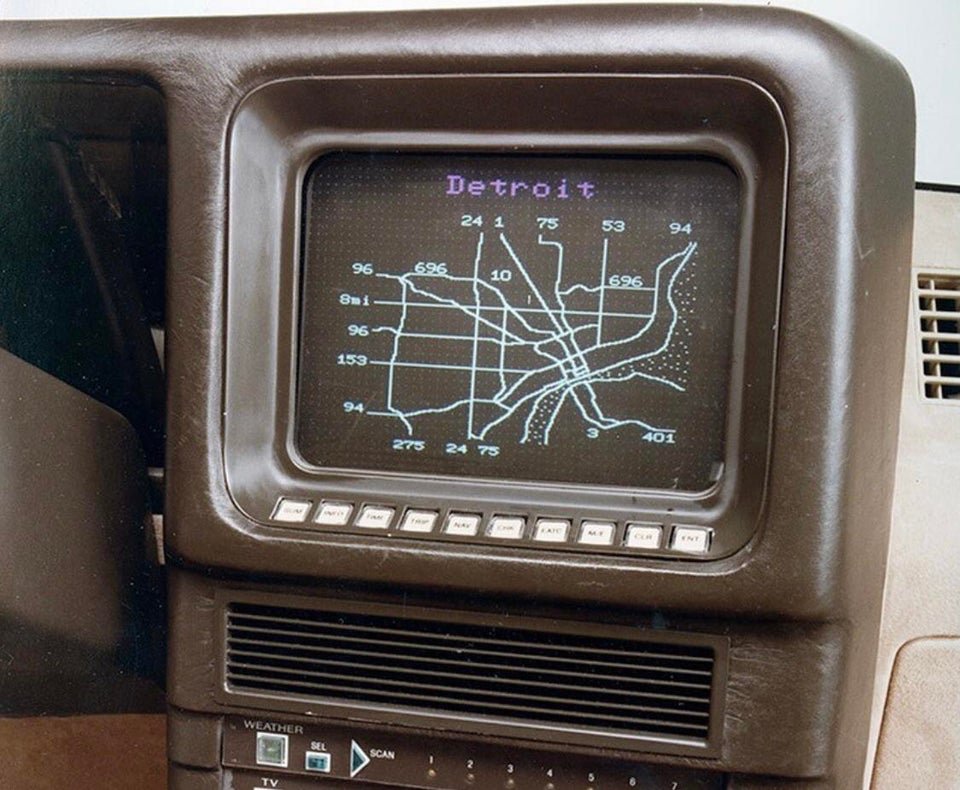 Pre-GPS navigation system: Tripmonitor NAV System by Ford (1983)