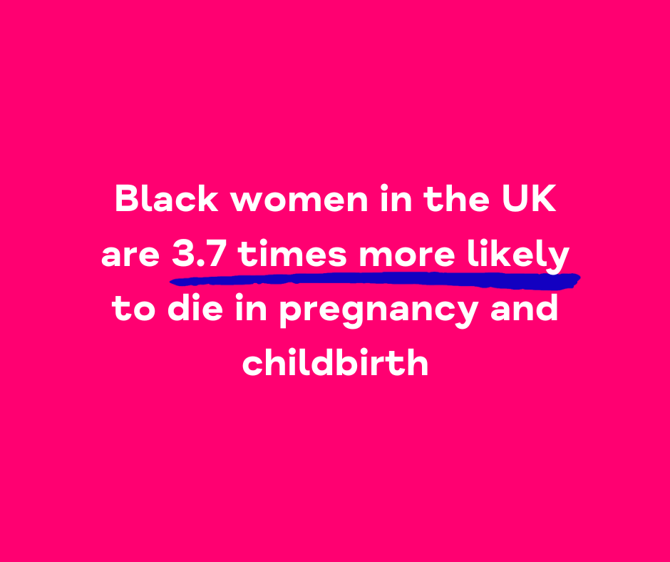 This shocking statistic cannot be ignored.

Mental health and physical health go hand in hand – that's why we're supporting @fivexmore's #BlackMaternalHealth Awareness Week.

We must advocate for better healthcare and support to ensure the safety and wellbeing of all mothers.