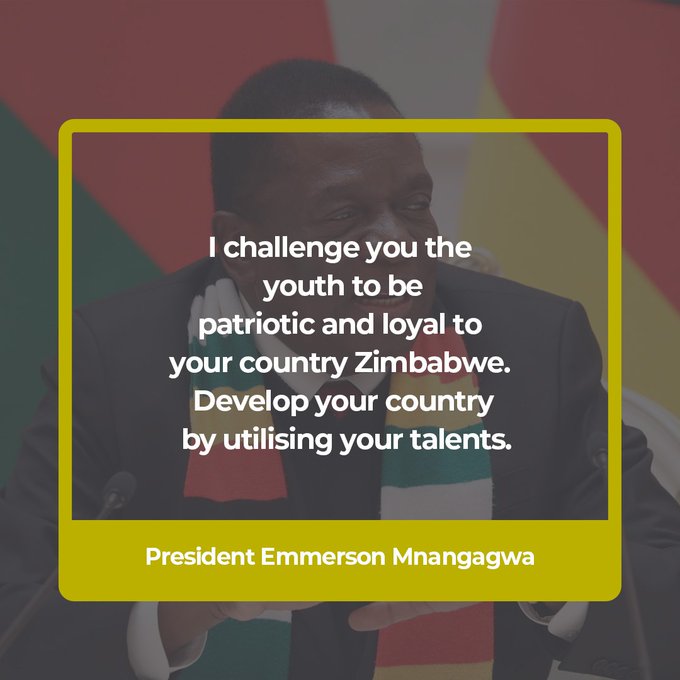 President Mnangagwa's level of brilliance is uncommon among many men. #nyikainovakwanevenevayo