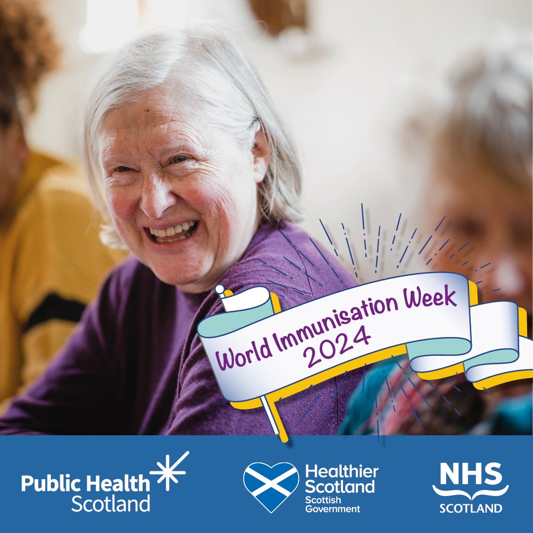 People aged 75 and over, and those with a weakened immune system, are being offered a COVID-19 vaccine this spring. This is because their level of protection may have faded over time. For more information, visit nhsinform.scot/springvaccine #WIW24