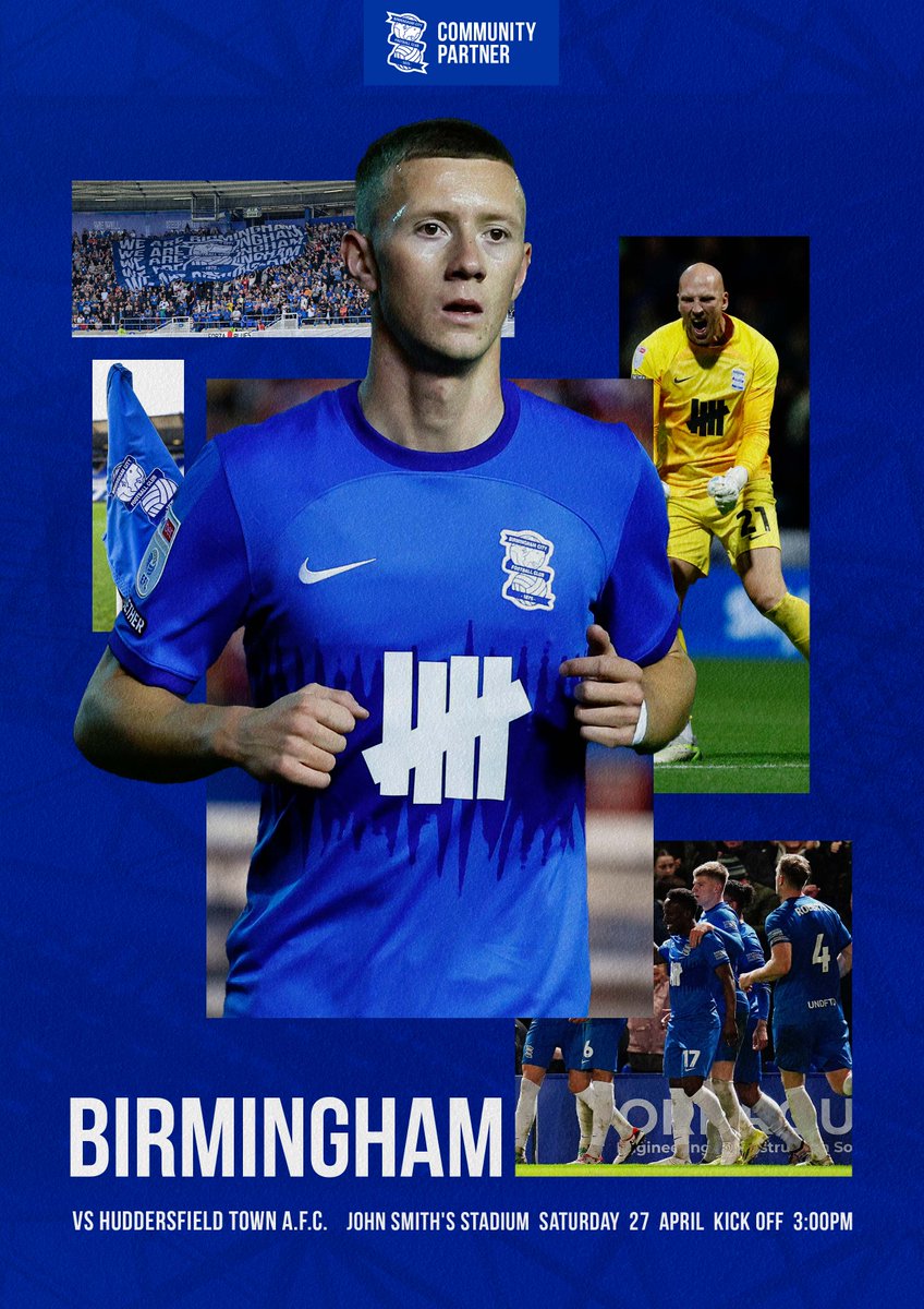 Everyone at the Birmingham City Community Partnership would like to wish the lads all the best ahead of the game against Huddersfield Town this weekend! #BCFC #KRO #Birmingham #BirminghamBusiness #Community #Partnerships