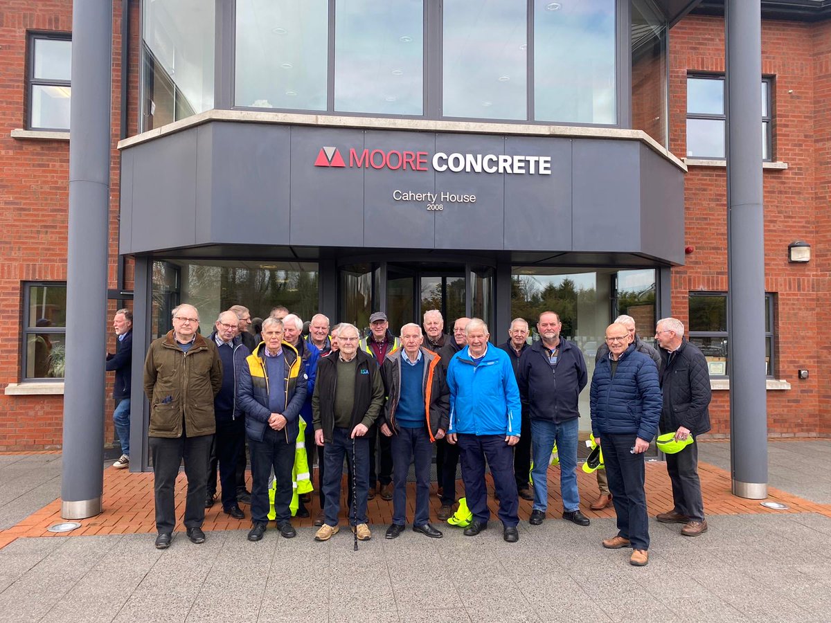 Ballymacbrennan Plough On group paid a visit to Moore Concrete. The group were welcomed by Managing Director Wilbert Moore & Agri Sales Manager Keri McGivern. Many thanks to Moore Concrete for their hospitality & thanks to the @TNLComFundNI & #NationalLotteryPlayers