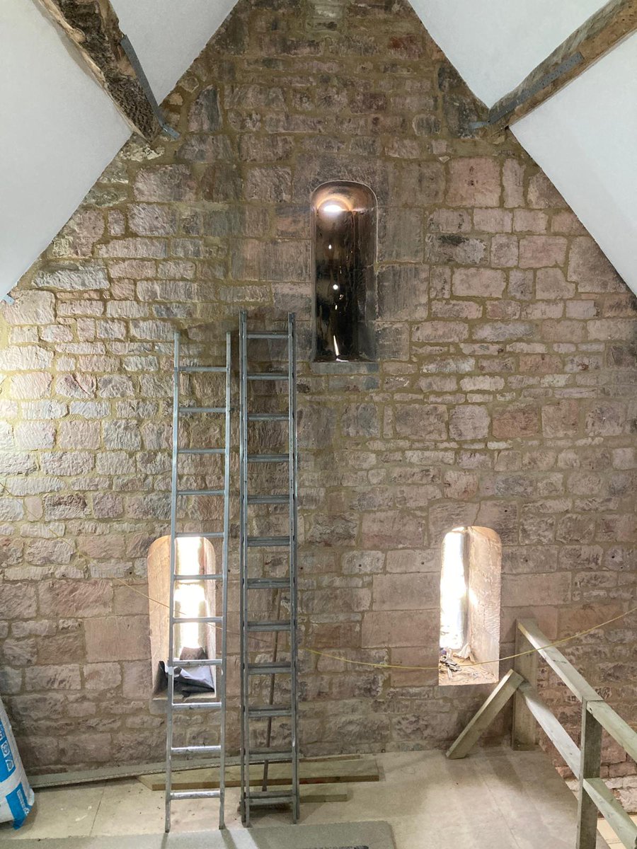 PROGRESS report!⚠️ on OUR forthcoming PSSA Sculpture Residency! NEW flexible family accommodation in the Manor House beside the Residency cottage! Future sculptors and family can enjoy a self-contained area & entrance by their STUDIO Thank you @HistoricEngland #ChippingCampden