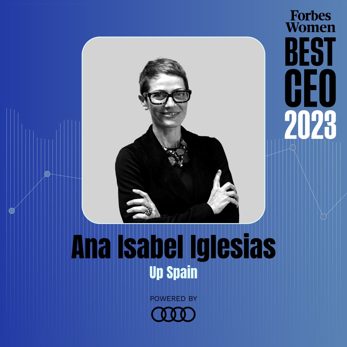 ForbesWomen_Es (@forbeswomen_es) on Twitter photo <a href="/audispain/">Audi España</a> <a href="/elcorteingles/">El Corte Inglés</a> <a href="/AnaBotin/">Ana Botín</a> <a href="/santander_es/">Santander España</a> <a href="/CarinaCabezas/">Carina Cabezas</a> <a href="/SodexoGroup/">Sodexo</a> <a href="/penguinrandom/">Penguin Random House 🐧🏠📚</a> <a href="/Meta/">Meta</a> <a href="/EROSKI/">EROSKI</a> <a href="/Annabelchaussat/">Chaussat Annabel</a> <a href="/Fnac_ESP/">Fnac España</a> <a href="/Fuenclemares/">Fuencisla Clemares</a> <a href="/GoogleES/">Google España</a> <a href="/AlestisAerospac/">Alestis Aerospace</a> <a href="/BeatrizCorredor/">Beatriz Corredor</a> <a href="/RedeiaCorp/">Redeia</a> <a href="/AIGinsurance/">AIG</a> <a href="/Bankinter/">Bankinter</a> <a href="/CocaColaEP/">Coca-Cola Europacific Partners</a> <a href="/AD_Oficial/">Adolfo Dominguez</a> <a href="/Restaliagrupo/">Restalia</a> <a href="/Gullon_ES/">Galletas Gullón</a> <a href="/Rgutilo/">Rita Gutierrez</a> <a href="/StarcomWW/">Starcom Worldwide</a> ANA ISABEL IGLESIAS |<a href="/ChequeGourmet/">Up Spain</a> | Facturación: 200 m.
Powered by <a href="/audispain/">Audi España</a>
forbes.es/44-mujeres-ceo… <a href="/audispain/">Audi España</a> <a href="/elcorteingles/">El Corte Inglés</a> <a href="/AnaBotin/">Ana Botín</a> <a href="/santander_es/">Santander España</a> <a href="/CarinaCabezas/">Carina Cabezas</a> <a href="/SodexoGroup/">Sodexo</a> <a href="/penguinrandom/">Penguin Random House 🐧🏠📚</a> <a href="/Meta/">Meta</a> <a href="/EROSKI/">EROSKI</a> <a href="/Annabelchaussat/">Chaussat Annabel</a> <a href="/Fnac_ESP/">Fnac España</a> <a href="/Fuenclemares/">Fuencisla Clemares</a> <a href="/GoogleES/">Google España</a> <a href="/AlestisAerospac/">Alestis Aerospace</a> <a href="/BeatrizCorredor/">Beatriz Corredor</a> <a href="/RedeiaCorp/">Redeia</a> <a href="/AIGinsurance/">AIG</a> <a href="/Bankinter/">Bankinter</a> <a href="/CocaColaEP/">Coca-Cola Europacific Partners</a> <a href="/AD_Oficial/">Adolfo Dominguez</a> <a href="/Restaliagrupo/">Restalia</a> <a href="/Gullon_ES/">Galletas Gullón</a> <a href="/Rgutilo/">Rita Gutierrez</a> <a href="/StarcomWW/">Starcom Worldwide</a> ANA ISABEL IGLESIAS |<a href="/ChequeGourmet/">Up Spain</a> | Facturación: 200 m.
Powered by <a href="/audispain/">Audi España</a>
forbes.es/44-mujeres-ceo…