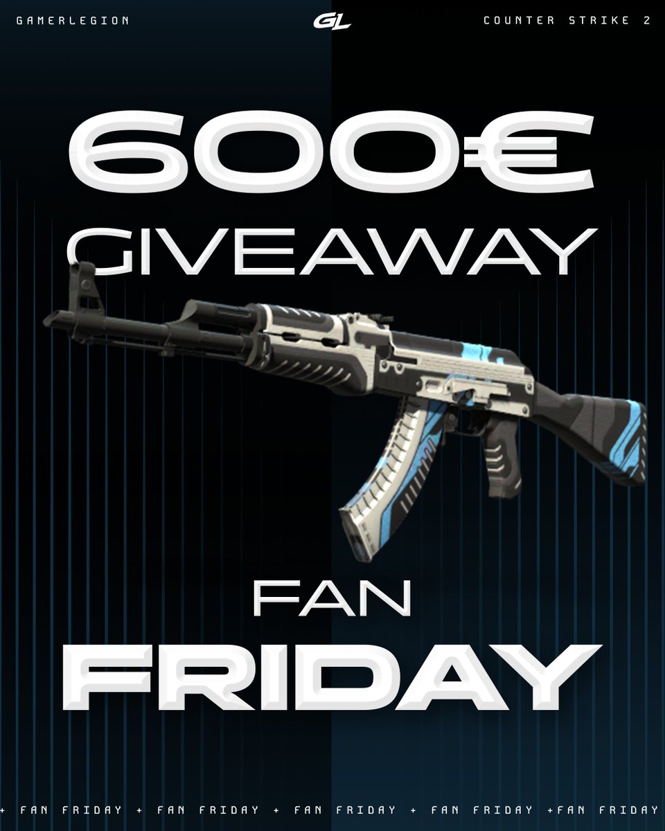 It's FAN FRIDAY 💥 How to participate: ✔️ Follow @GamerLegion 🔄 Retweet & Like 🫂 Tag a friend Winner will be drawn on May 10th!