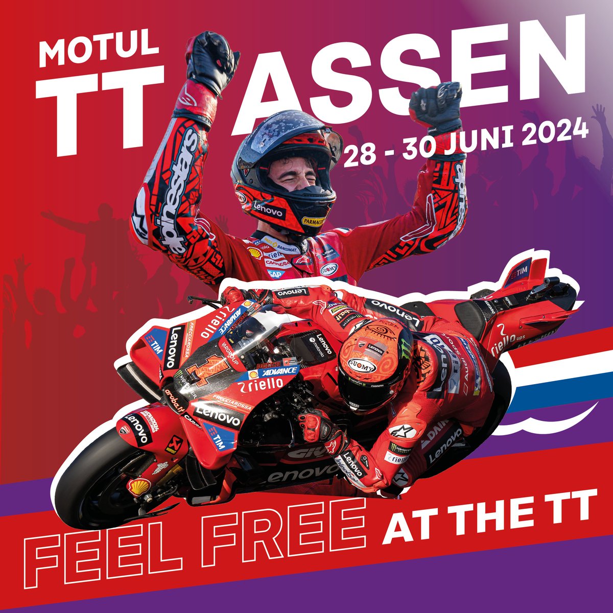 De GP van Jerez op tv, mooi moment om tickets te bestellen voor de TT! Check ttcircuit.com voor de beschikbaarheid per tribune #TTAssen
