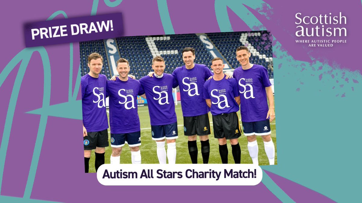 The Autism All Stars are supporting us this month with a big prize draw at their match this Sunday! There are some amazing prizes up for grabs including hospitality tickets at Manchester United! You can enter the prize draw here: playfundwin.com/draw/autism-al…
