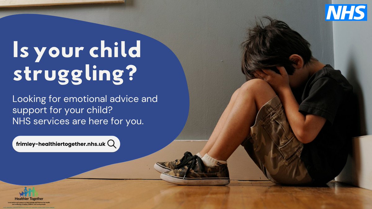 Is your child struggling? Support is available from a range of children mental health specialists including: - face-to-face support - online advice - via text - by phone Visit orlo.uk/Frimley_Health… website for more information. #ItsOkToAskForHelp