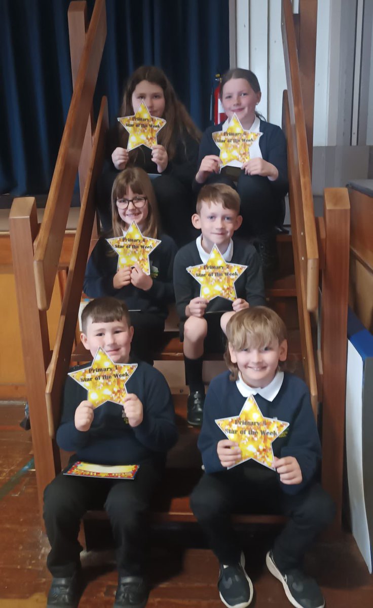 Our Stars of the Week, chosen for their hard work, great achievements and good choices. Well done everyone! 🤩