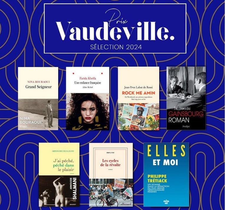 #Prixlittéraires Le Prix Vaudeville révêle sa sélection 2024: Le Prix Vaudeville récompense depuis 2004 un roman ou un recueil de nouvelles français se distinguant par son esprit. L'œuvre lauréate sera mise en avant pendant un an dans la… dlvr.it/T62W92 @ActuaLitte