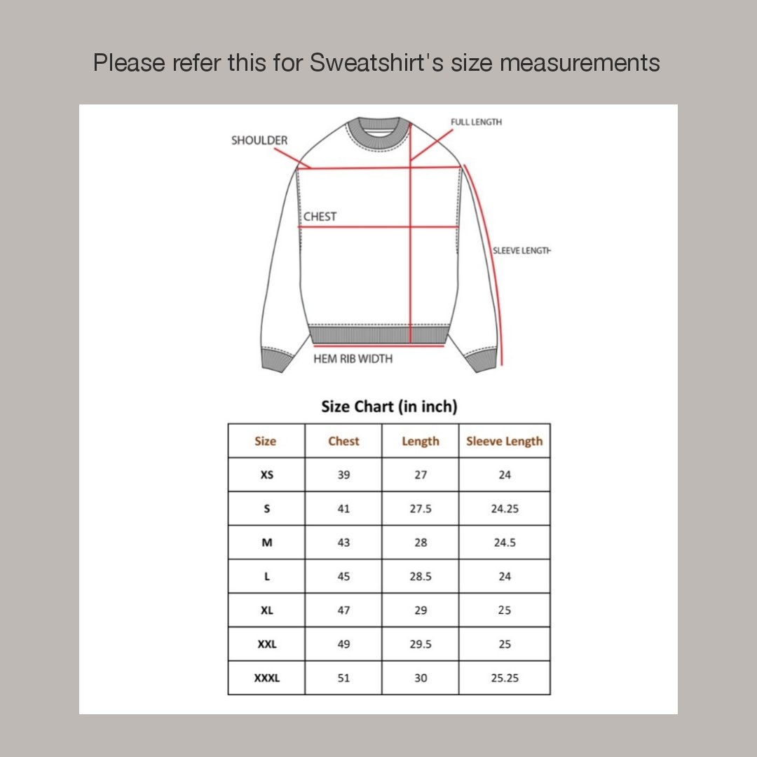 Kindly refer below for size chart 💗🎀 Pre-order ends on May 10th :)