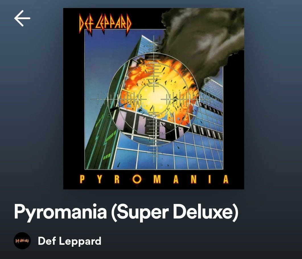 As #DefLeppard suggest, Action! Not Words but in the case of the Pyromania (Super Deluxe) edition they let the music do the talking. For me was like putting on an old pair of comfy shoes and if being played a bit loud , I DON'T apologise. Demo's, rough mixes fitted perfectly.