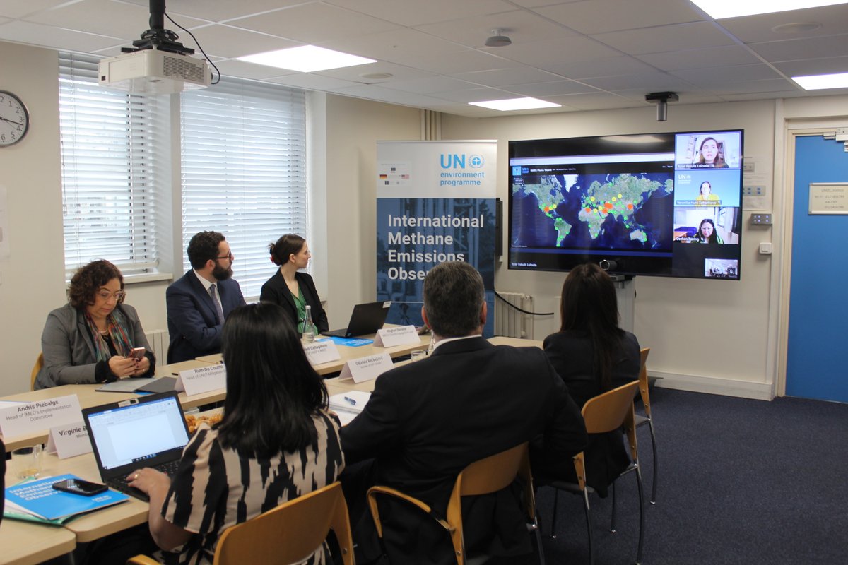 🤝 Thrilled to welcome @EU_Commission EVP @MarosSefcovic to @UNEP's Paris office. 🌍 We discussed Europe’s leadership on methane and how credible data is enabling it to drive #ClimateAction through its policy and economic strength. 🧵