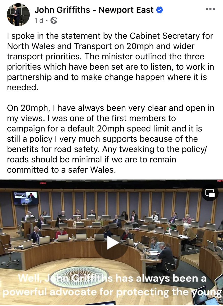 Senior Labour Senedd Member says any changes to the 20mph policy must be “minimal”. As I said, it’s a sham. Nothing has changed.