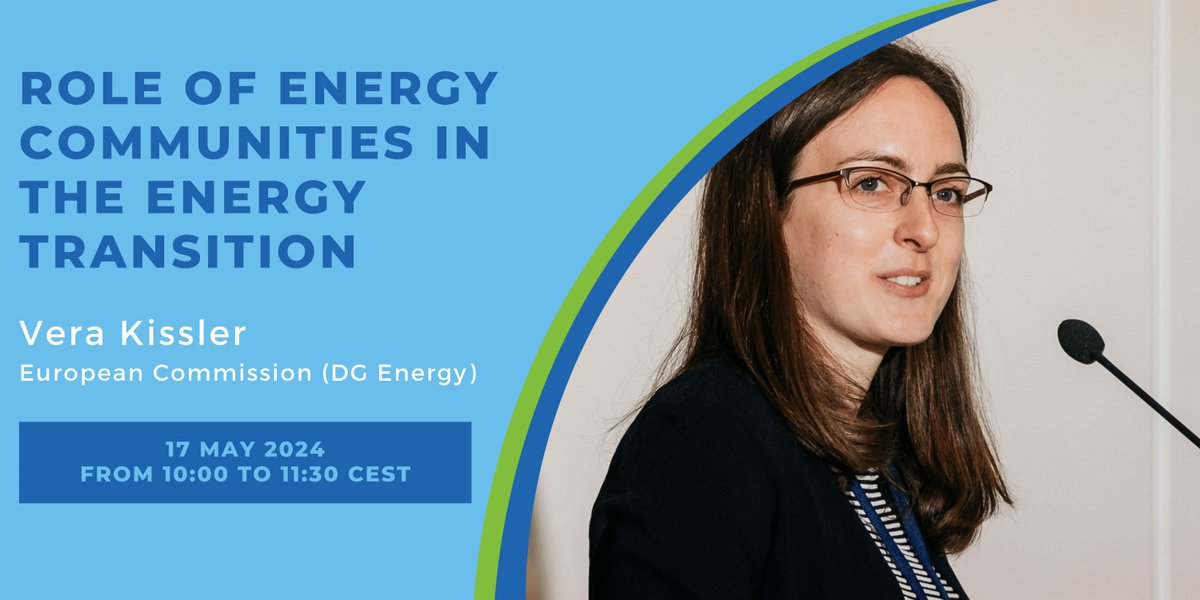 📣 Renewable Energy Communities are paving the way for a greener future & you're invited to join the journey on 17 MAY!  
The webinar will start with a keynote speech by a European Commission expert on the role of #energycommunities 🌱  
✍️ bit.ly/43UWLzE #ConnectHeat