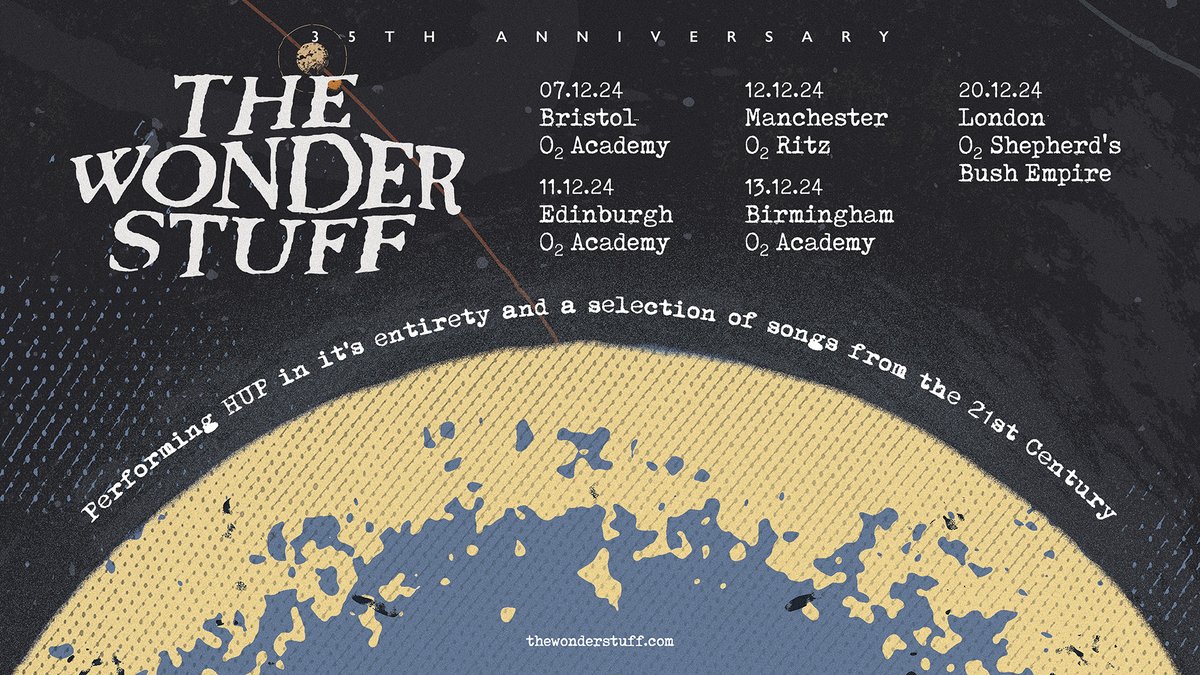 Now on sale! @thewonder_stuff hit the road again with a date at O2 Academy Bristol on Sat 7 Dec. Grab your tickets now 👉 amg-venues.com/XPBP50RnR5L