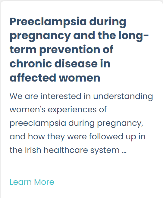 A second opportunity for your Friday! Researchers in UCC are looking for PPI contributors to get involved in their study of preeclampsia (high blood pressure during & after pregnancy) to understand women's experiences of treatment and care Get involved! tinyurl.com/yntnuwww