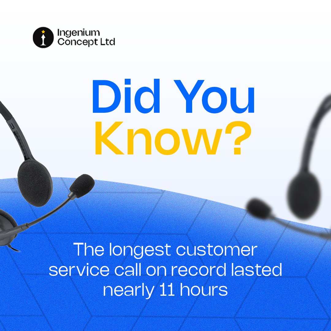 It was between a customer and a computer company's technical support team trying to resolve a complicated software issue. 
Truly, there is a lot we do not know about customer service and the work that is put into being an exceptional one. 
#growwithingenium
#ingeniumfunfacts