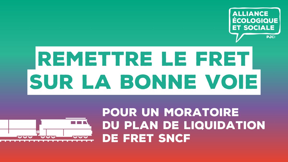 🚨Fret SNCF : Arrêtons la casse, il nous faut un moratoire 🚨 Dans une nouvelle note de décryptage, notre alliance explique en détail les nombreux coûts environnementaux et sociaux de la liquidation de Fret SNCF et demande un moratoire⤵️ alliance-ecologique-sociale.org/remettre-le-fr…
