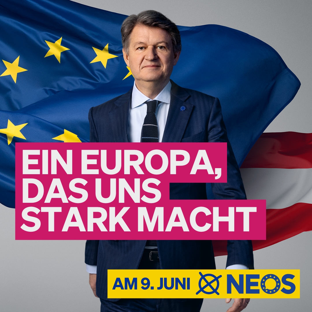 Bist du dabei? Nur gemeinsam können wir #Österreich als Teil Europas wirklich verbessern. Am 9. Juni hast du die Chance, Österreich innerhalb der #EU zu stärken und mit deiner Stimme für NEOS bei der EU-Wahl für echte Veränderung einzutreten. #VSE24 @HBrandstaetter