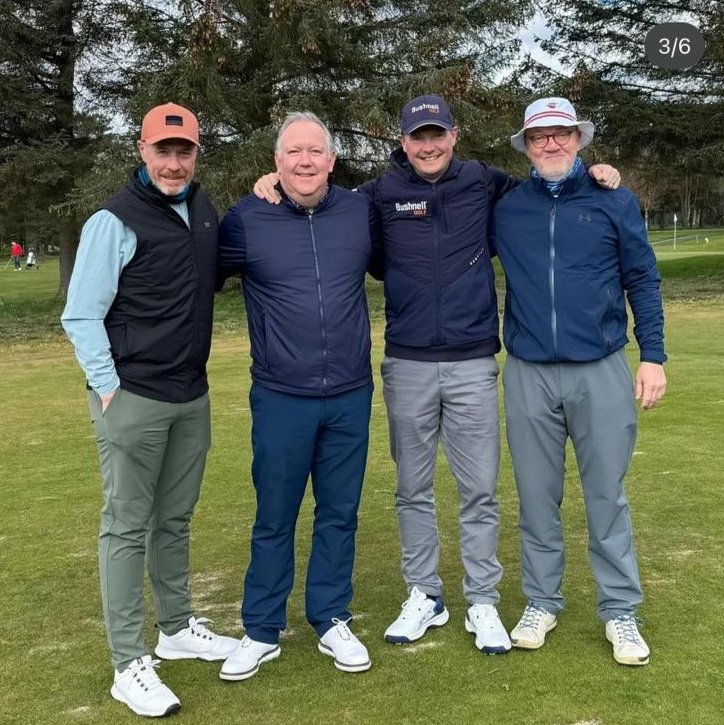 Thanks to @darrenbragg and @BushnellGolf for last week's charity knock @ladybankgolf . The course was in great nick, greens rolling nicely and we even managed some decent golf along with @alanreidgolf and @ross_flann_golf (and thanks for the photo 👌). Glad no images were…