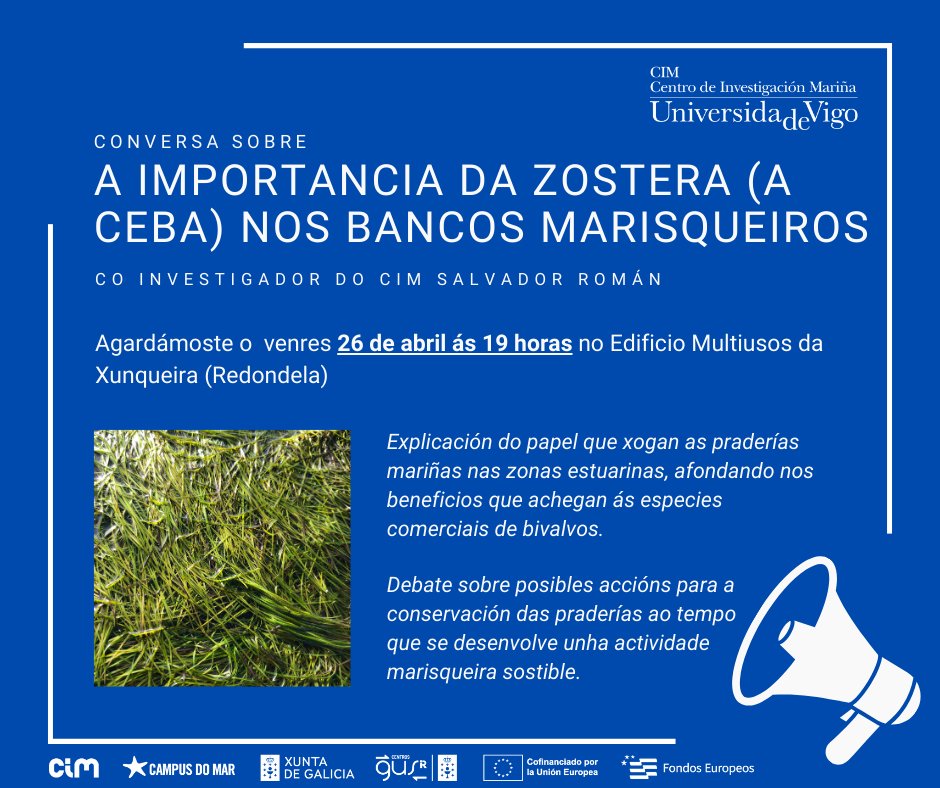 #DYK that almost 50% of Europeans live less than 50 km far from to sea? Our lives are strongly connected to the blue planet! 

Today we are participating in the #EMDInMyCountry to celebrate this connection. Join our event!

@comisioneuropea

#zostera #ecology #ocean #research