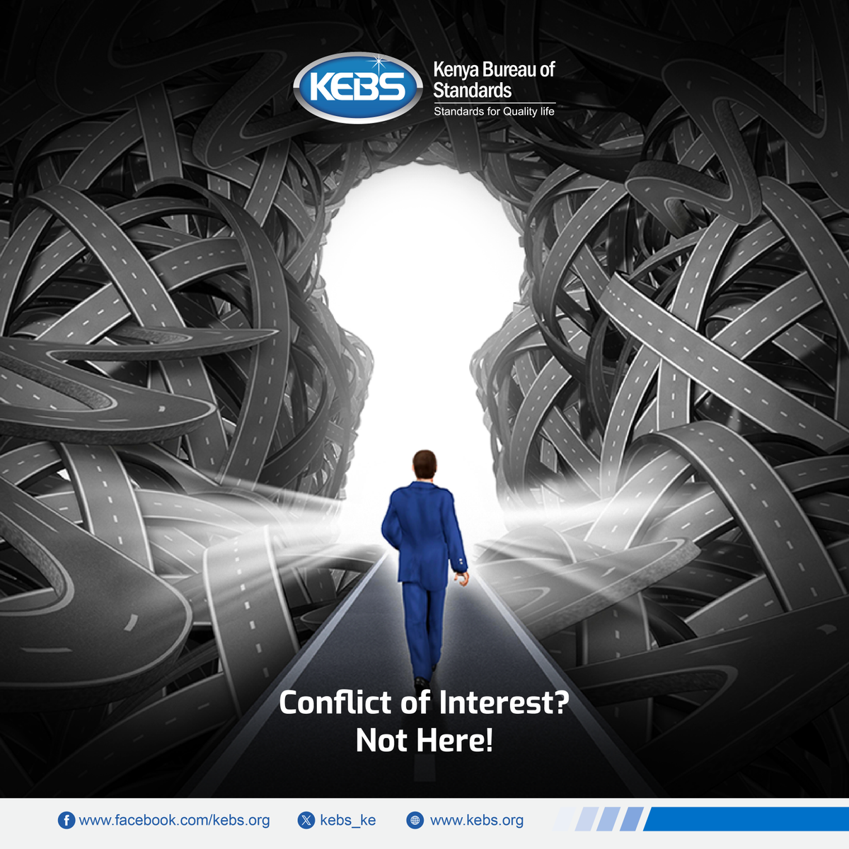 We identify, analyze, and manage potential conflicts of interest to guarantee our certification activities' objectivity. You can rest and be assured with @KEBS_ke #ConflictFreeKEBS #SystemCertification #QualityMatters #StandardsForQualityLife