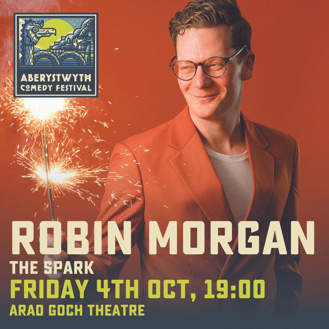 ABERYSTWYTH! My tour show at the wonderful @AberComedyFest is now on sale. Friday night fun. Grab your tickets at robinjmorgan.co.uk/tour