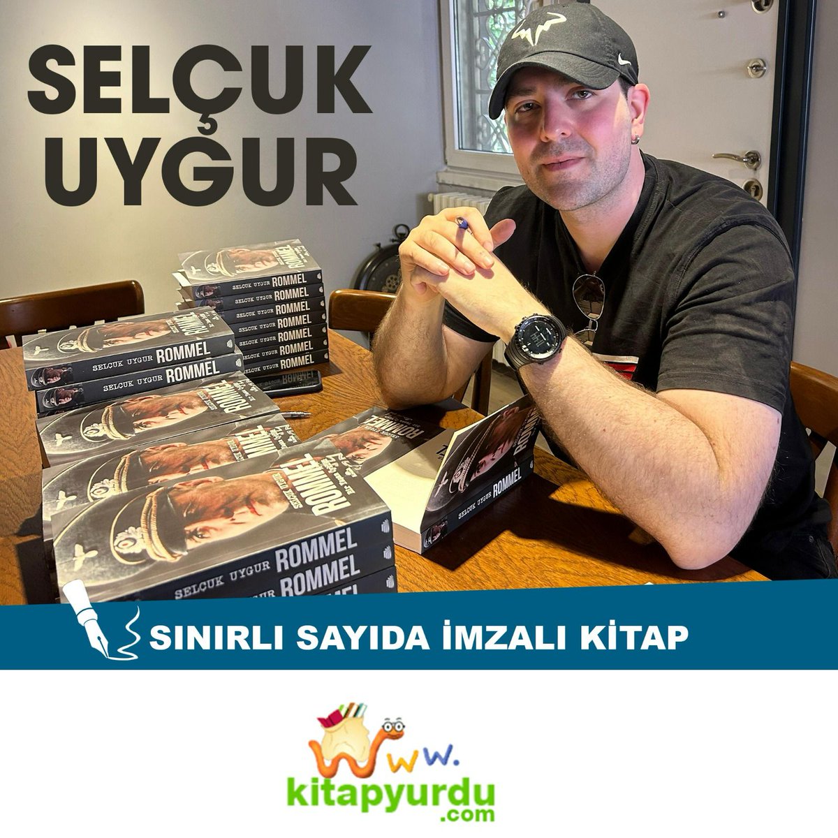 İMZALI KİTAP | Yazarımız Selçuk Uygur @selcukuygur, 'Rommel' kitabını okurları için sınırlı sayıda imzaladı. Kitapyurdu: bit.ly/3xUoGUn